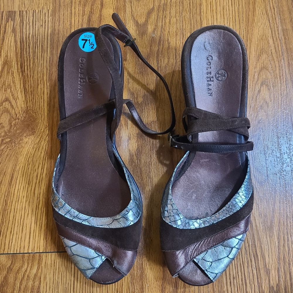 Cole Haan X Nike Air Chucky Sandles Size 7.5 - Picture 3 of 8